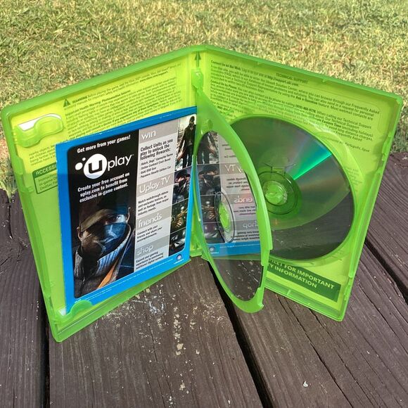 Watch Dogs (Xbox 360) 2-Disc Complete CIB – Ubisoft 2014 Tested &‎ Working - Picture 2 of 4